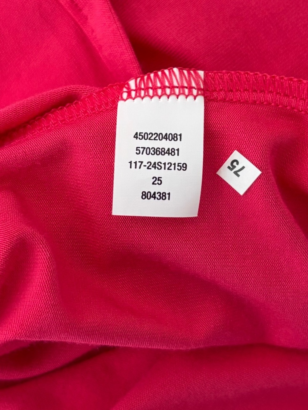 Soma Cool Nights Pink Long Tank Sleep Dress With Side Slit Size M - Picture 8 of 10